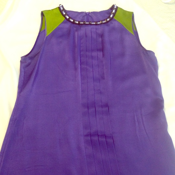 Tory burch date event sleeveless purple Cami 6 m - Picture 1 of 4