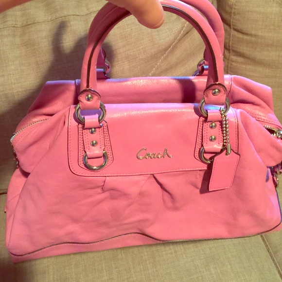 Coach leather bag