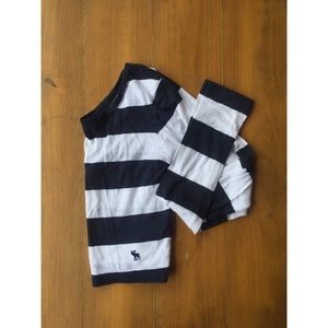 💥FLASH SALE💥 Navy Striped Crop Top