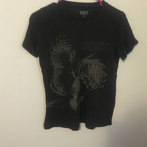 Obey short sleeve shirt