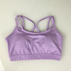 Gaiam purple yoga sports bra