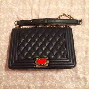 Inspired quilted bag
