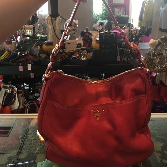 Prada pink hobo