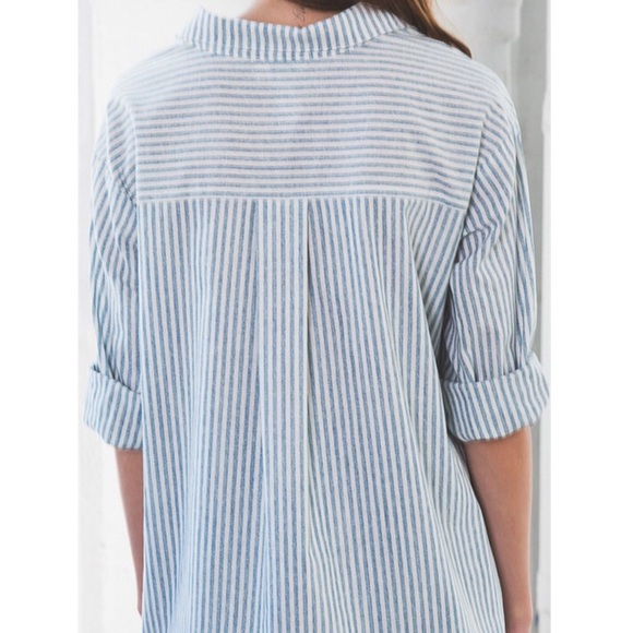 🆕CAMILLA Boyfriend Stripe Shirt - LIGHT BLUE - Picture 4 of 4
