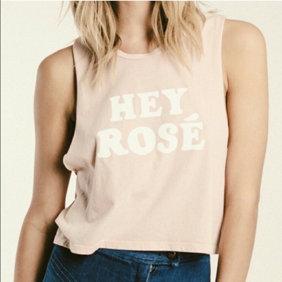 Mate the label"hey Rose" crop tank