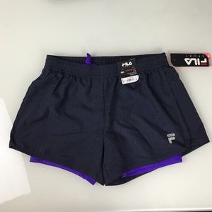 FILA workout sports running shorts