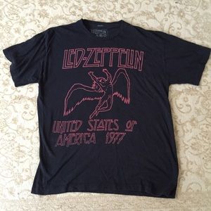 Led Zeppelin oversized band tee