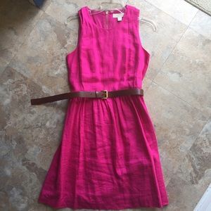 Michael by Michael Kors linen dress with belt