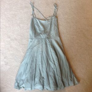Strappy summer dress - Blue
