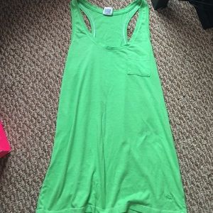 Vs Pink racerback tank top