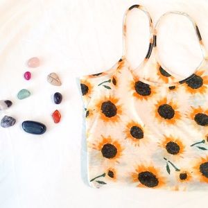 urban outfitters sunflower tank🌤