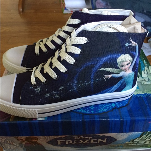 Frozen high top converse