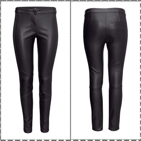 Faux Leather Pants