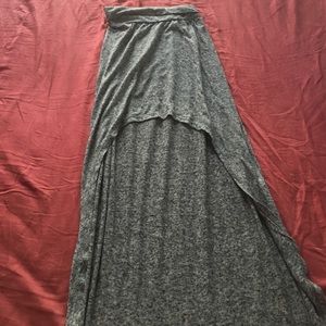 Short in the front long in the back.