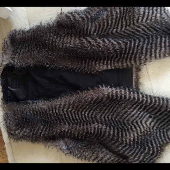faux fur vest