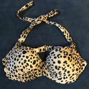 Victoria secret leopard print swim suite