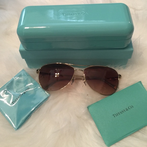 Authentic Tiffany's aviators sunglasses