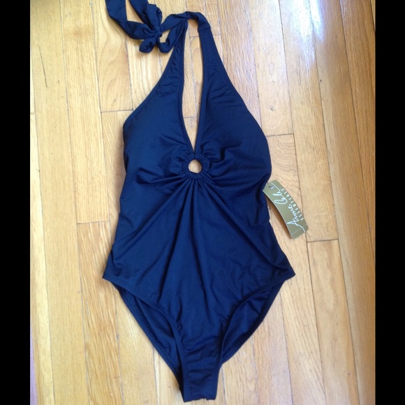 REDUCED!!! Anne Cole Halter Bathing Suit NWT/liner