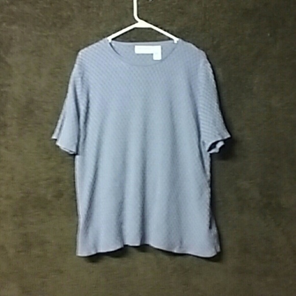 ALFRED DUNNER 3X PURPLE ACRYLIQUE TOP