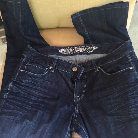 Express boot cut jeans