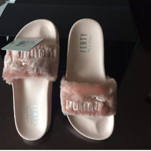Puma fenty by Rihanna slides PINK.
