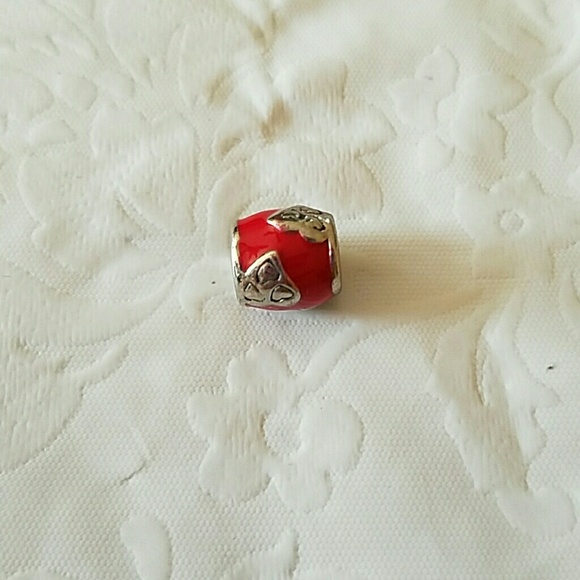 RED HOT HEART CHARM - Picture 3 of 4