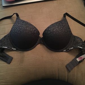 Lace grey leopard bra 34D!
