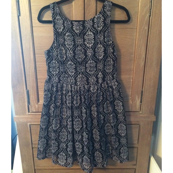 Black & White babydoll dress