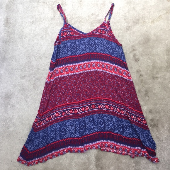 Casual Multicolored Patterned Dress - Picture 1 of 1