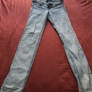 Light blue skinny jeans