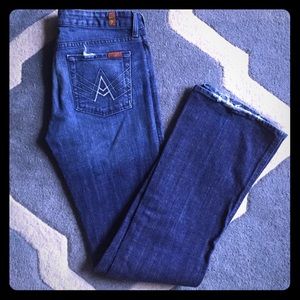 7 for all mankind "A" pocket jeans