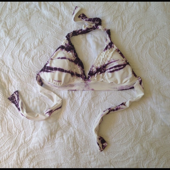 Lucky Brand Tie Dye Bathing Suit Top