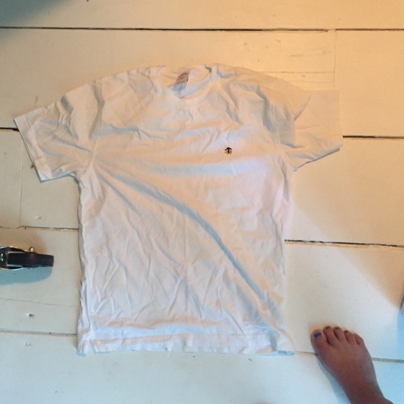 Brooks brothers white cotton tee