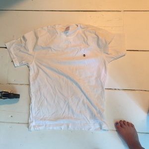 Brooks brothers white cotton tee