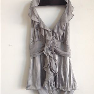 Silver Arden B. Halter top