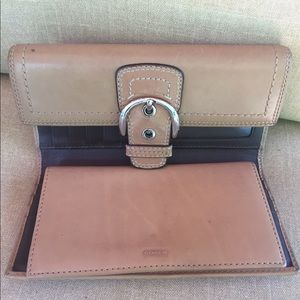 Authentic Coach leather wallet