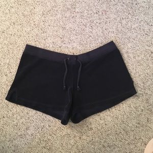 Juicy couture navy blue terry cloth shorts!