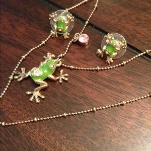 Betsey Johnson Necklace and Earrings