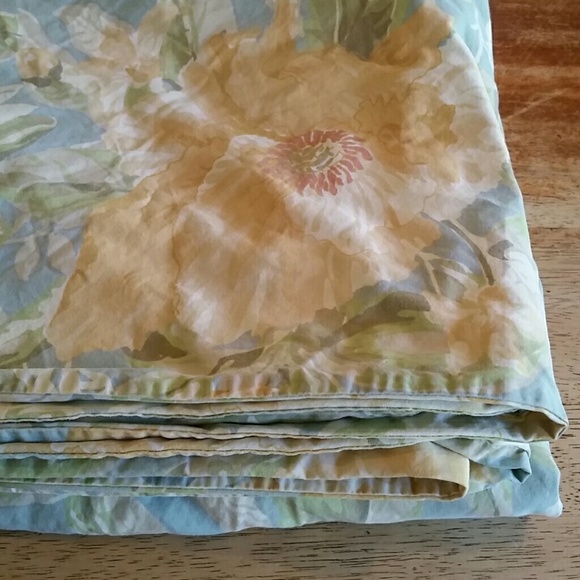 Pottery Barn King Duvet Allison Organic Cotton