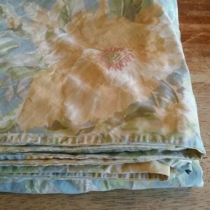 Pottery Barn King Duvet Allison Organic Cotton