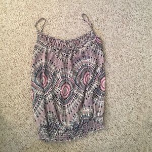 Trendy silk tank top!