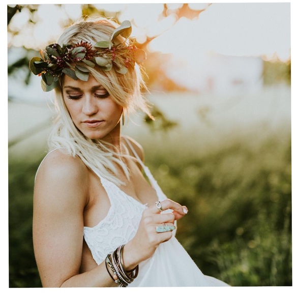 LAST1✨2017 RESTOCK💐2xHP💐•White Open Back Maxi• - Picture 2 of 4