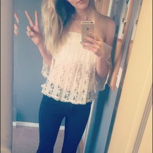 Abercrombie and Fitch off the shoulder top