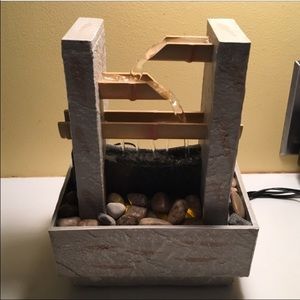 Elegant Cascading Tabletop Water Fountain