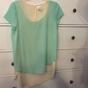 Baby blue blouse