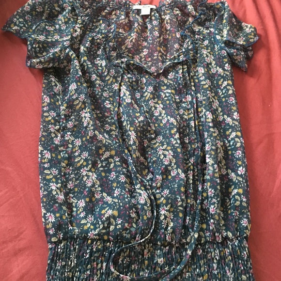 Floral silk shirt