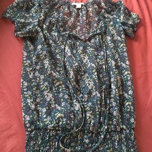 Floral silk shirt