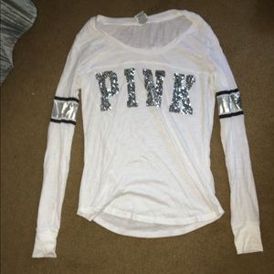 Long sleeve bling Victoria's Secret shirt