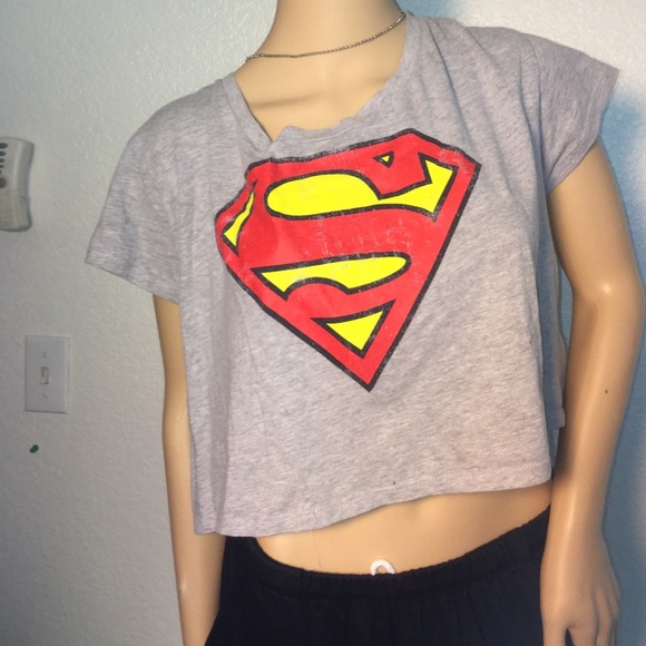 Superman crop top