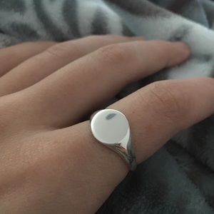 sterling silver signet ring!